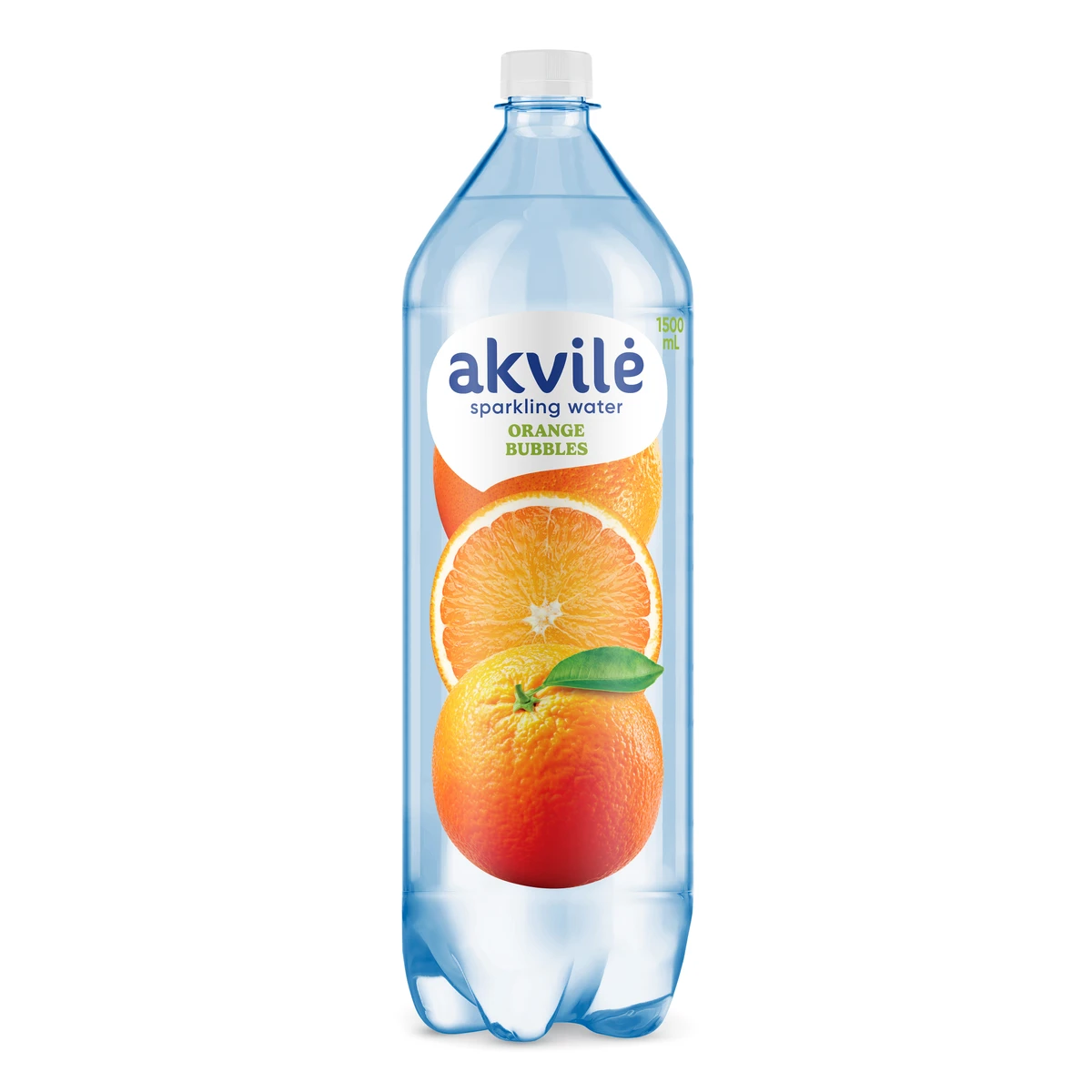 Akvilė Orange Bubbles bottle on a white background